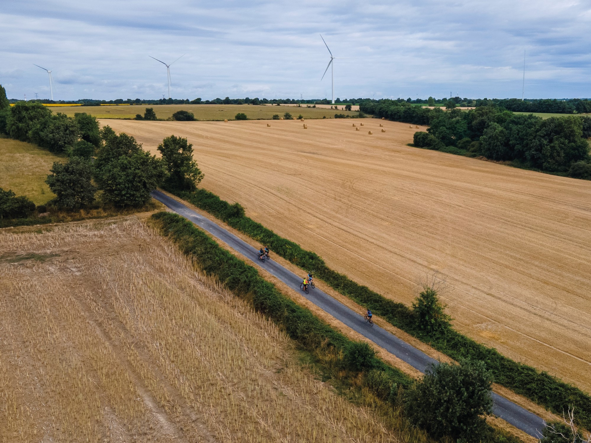 Randonnée vélo, association les D'calés Machéens