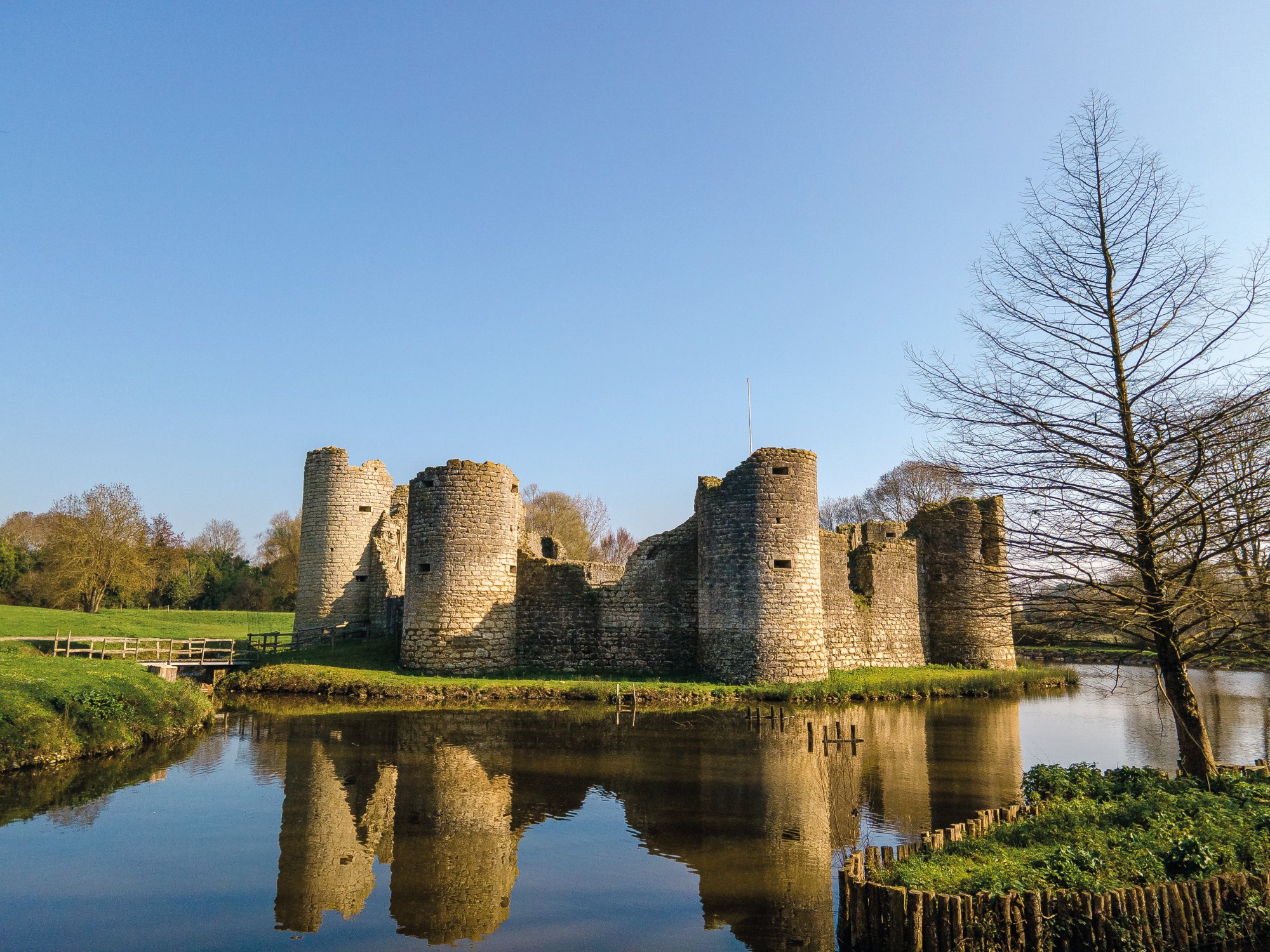 Phootographie du chateau de Commequiers en Vendée