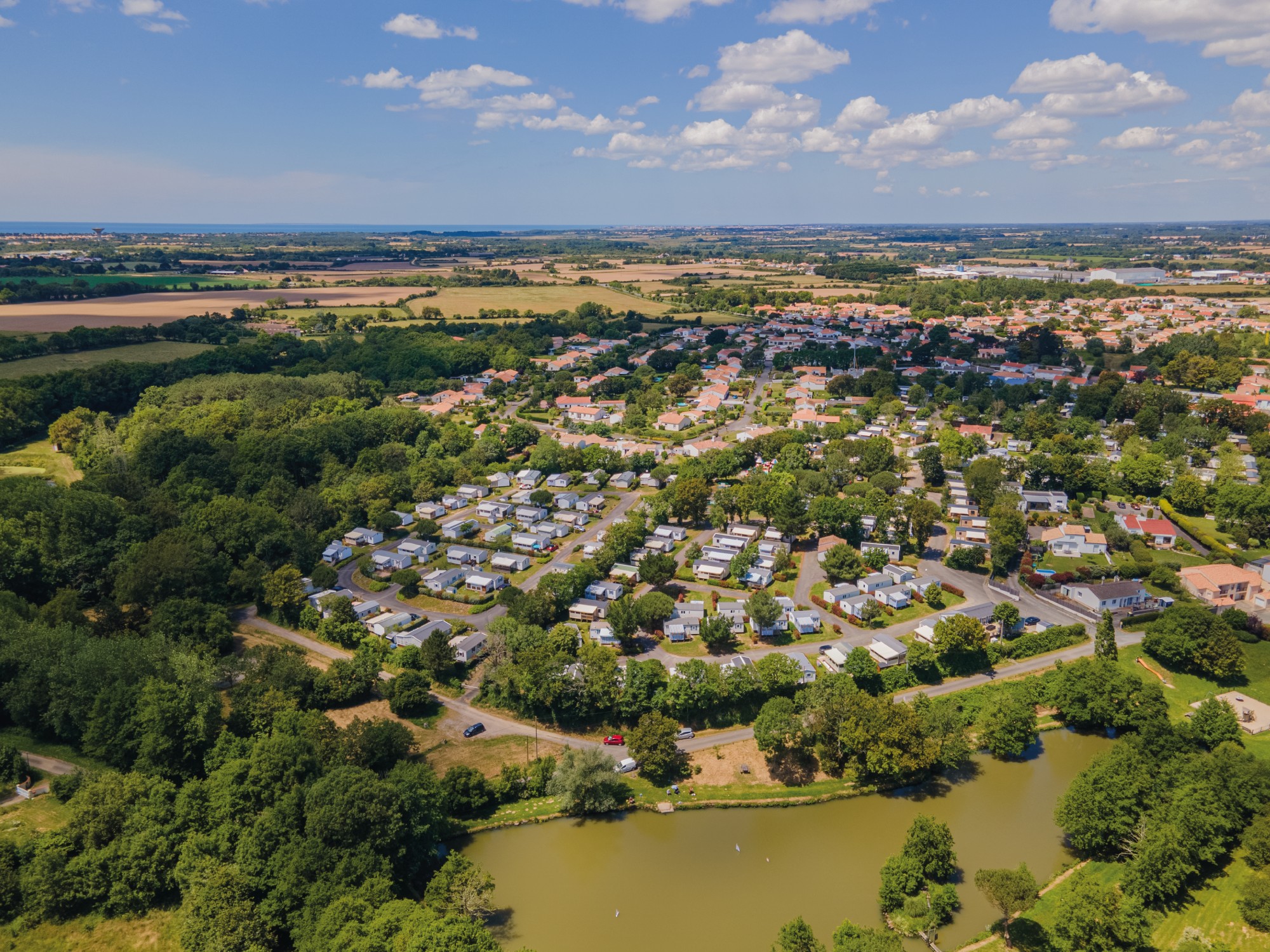 Camping l'Orée de l'Océan, à Landevieille