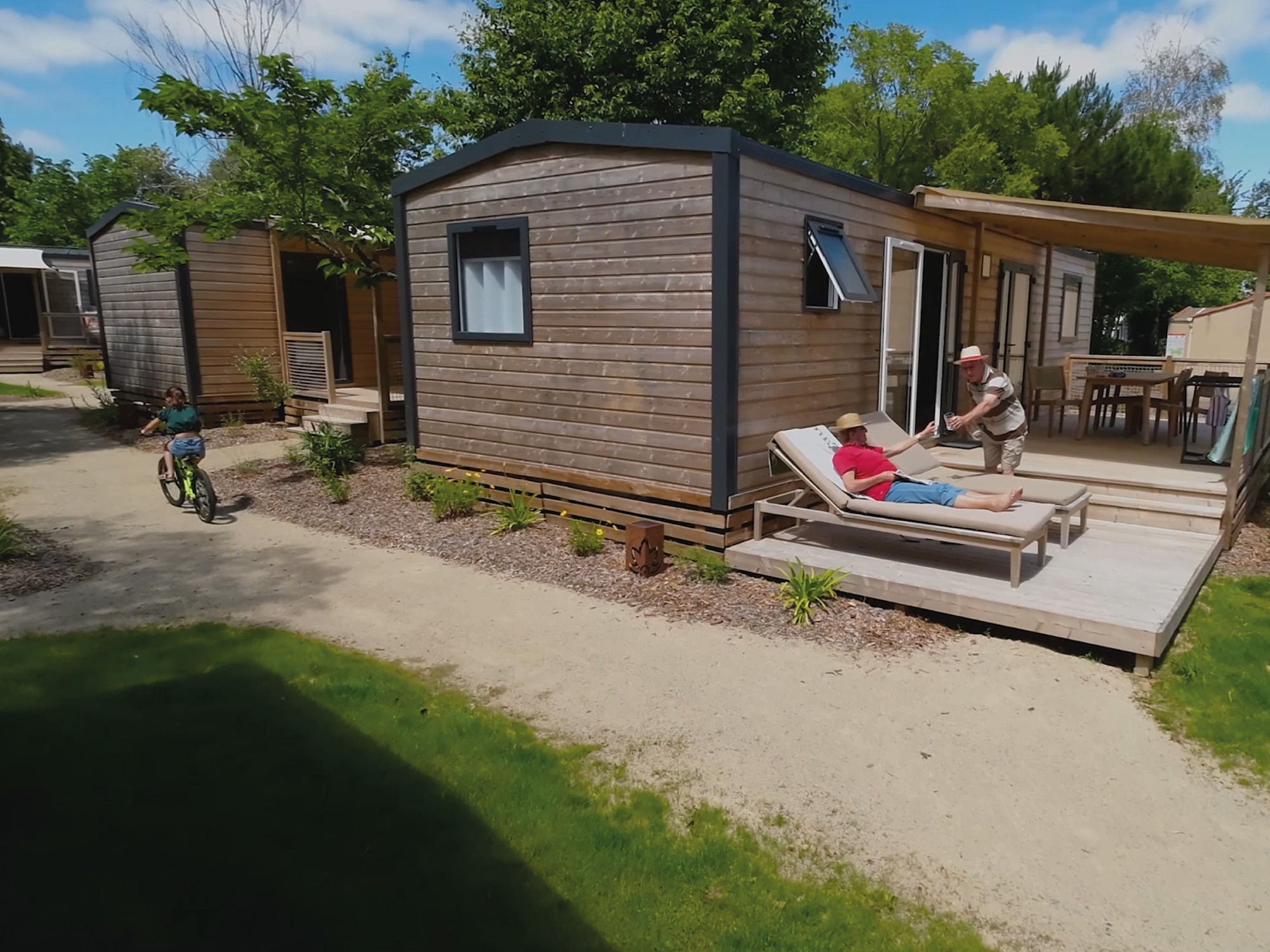 Quartier premium, camping l'Orée de l'Océan