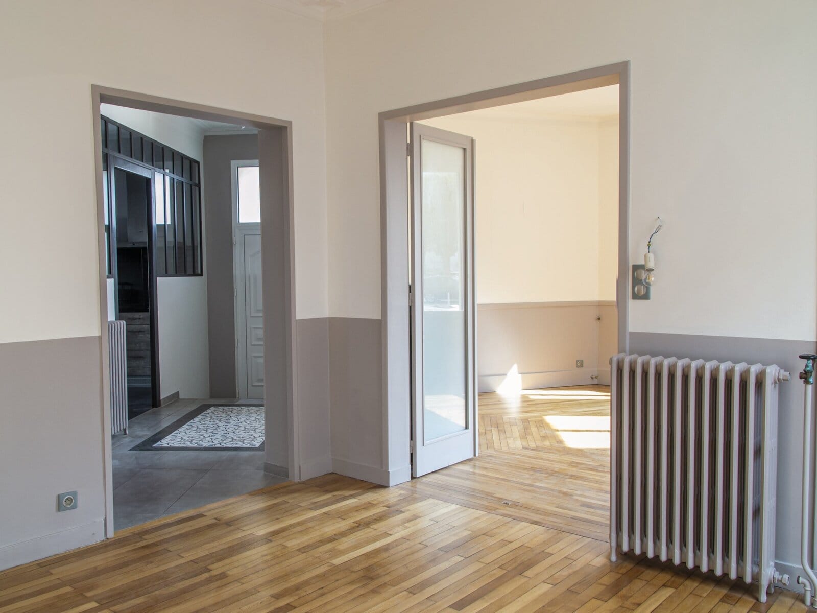 Intérieur, chantier peinture
