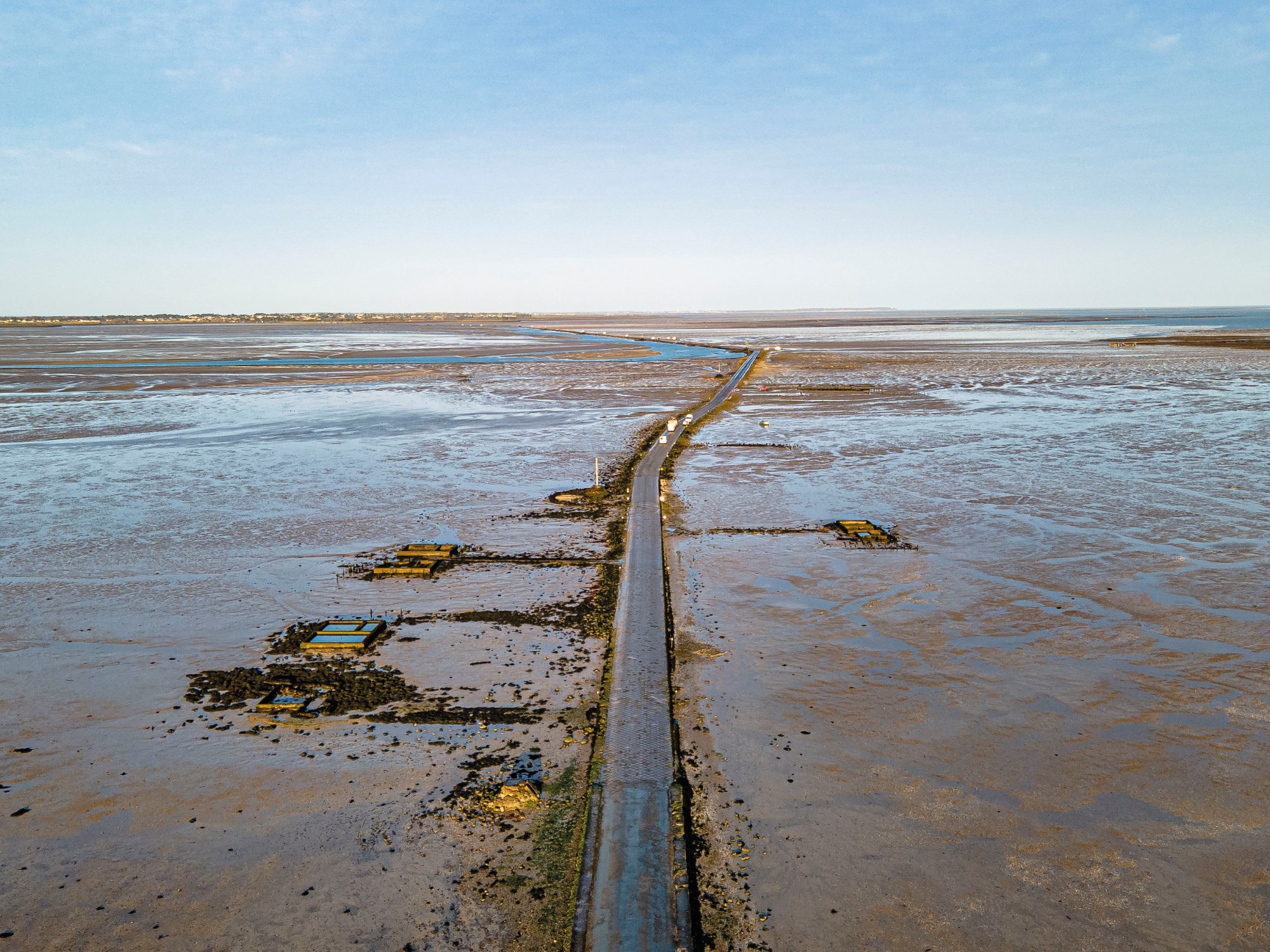 Passage du Gois, marée basse