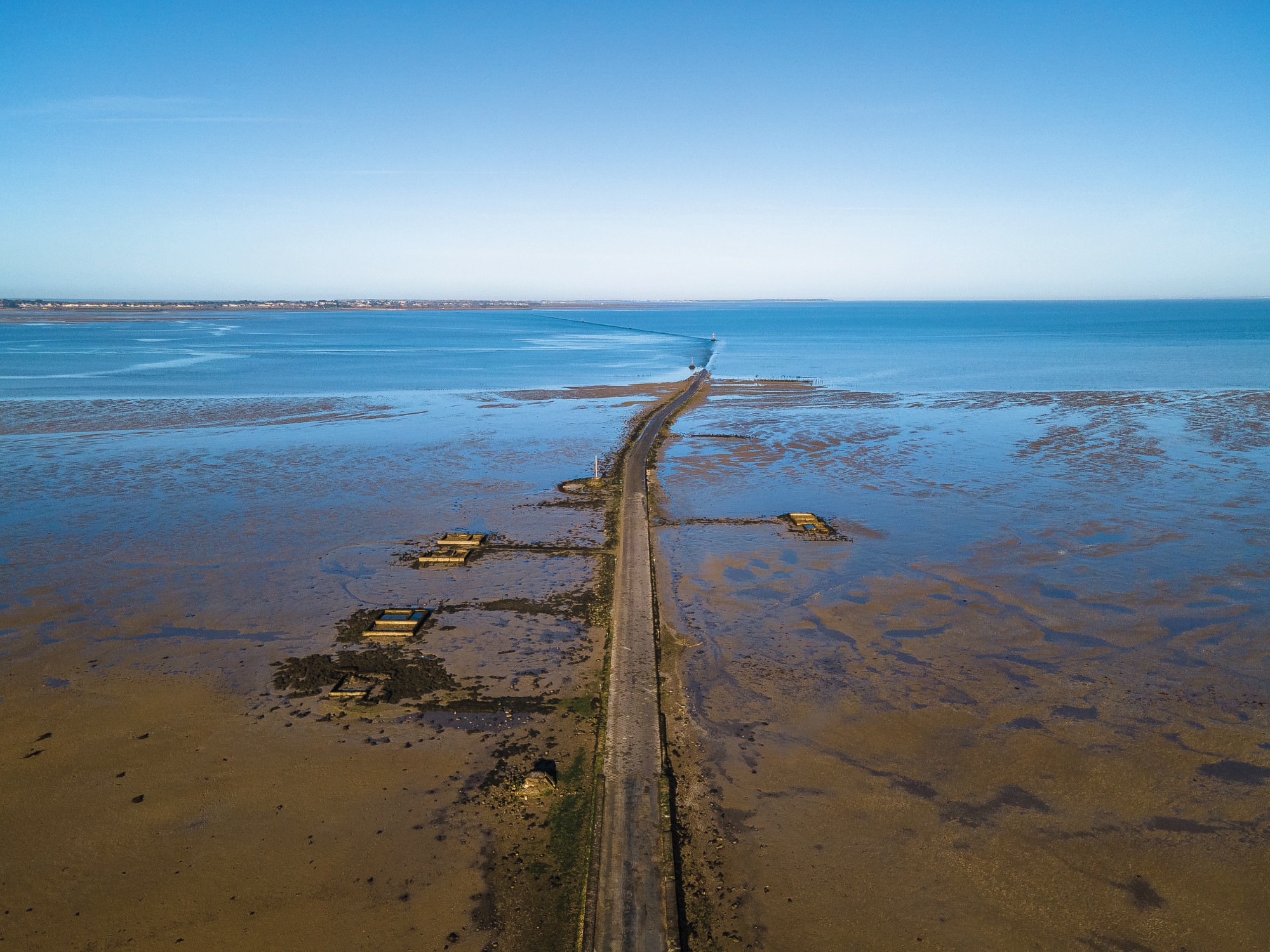 Passage du Gois, marée montante