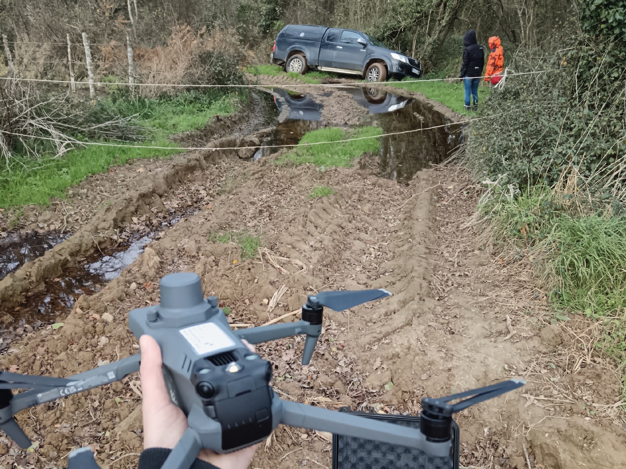 Thermographie par drone pour de la recherche animale