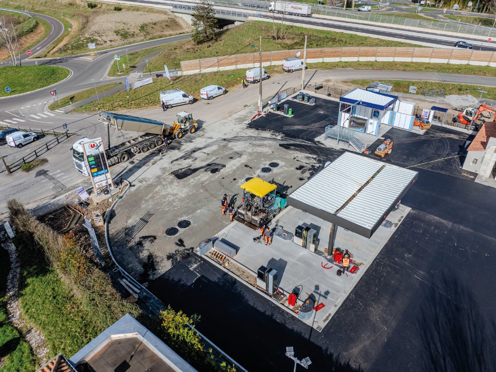 Suivi de chantier vidéo sur la station U.