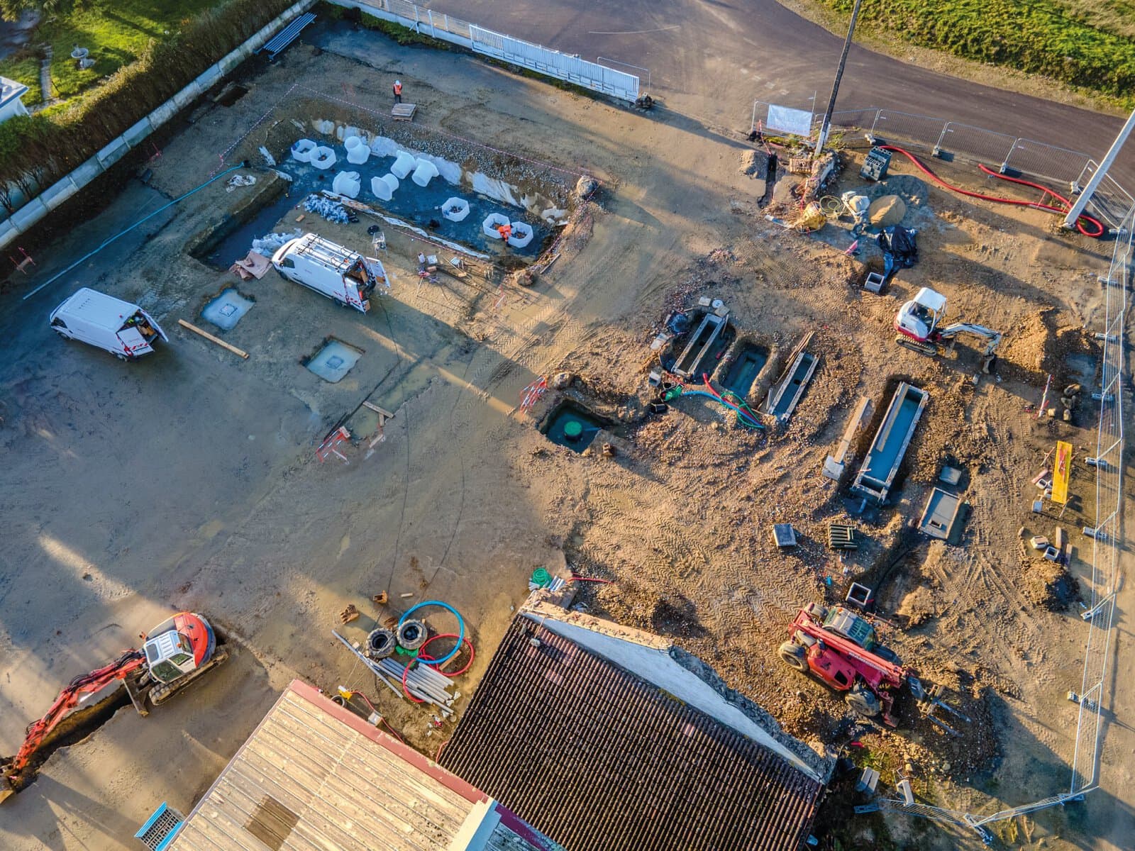 Suivi de chantier vidéo de la station U.